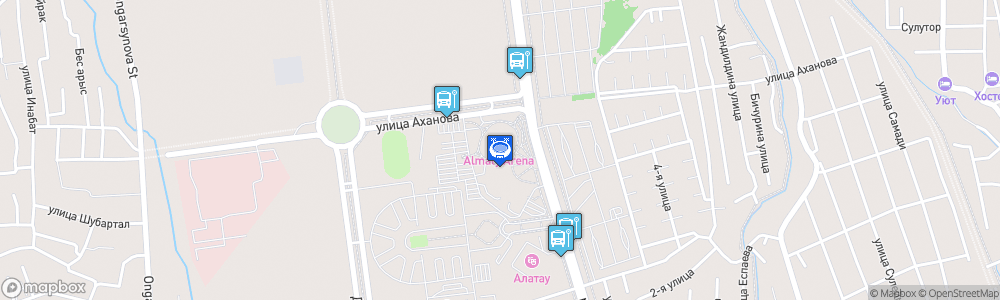 Static Map of Almaty Arena