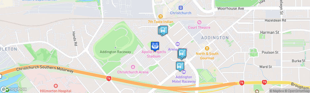 Static Map of Rugby League Park