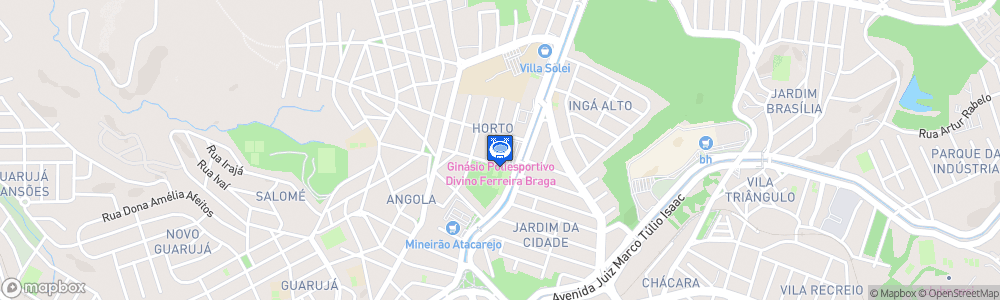 Static Map of Ginásio Poliesportivo Divino Ferreira Braga