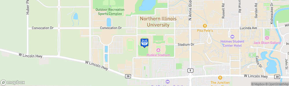 Static Map of Ralph McKinzie Field