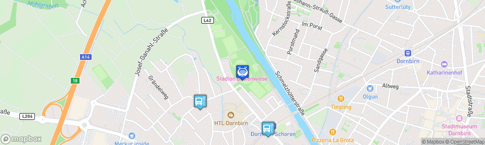 Static Map of Stadion Birkenwiese