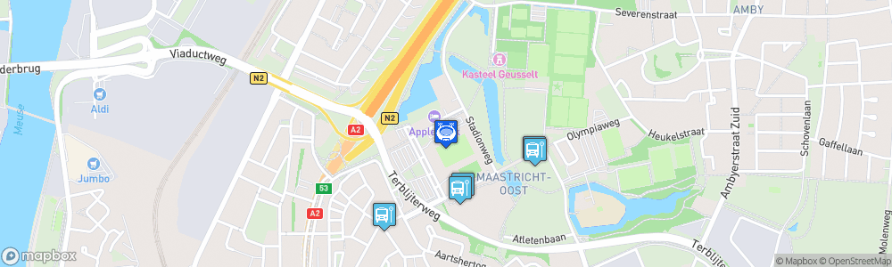 Static Map of Stadion de Geusselt