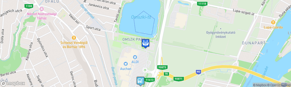 Static Map of Budakalászi Sportcsarnok