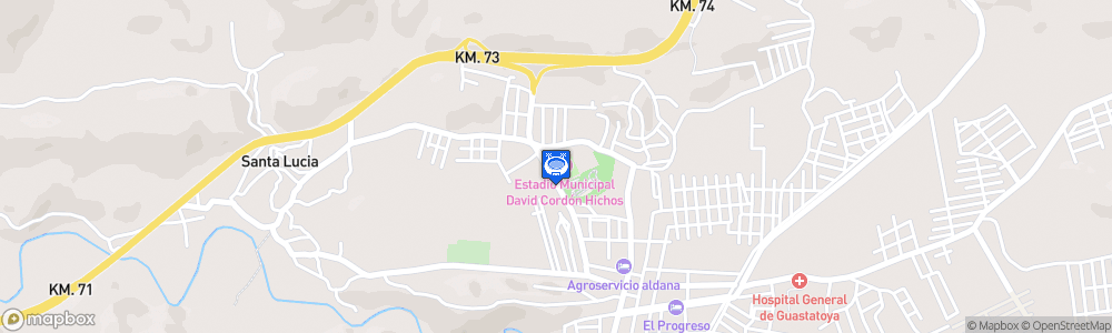 Static Map of Estadio David Cordón Hichos