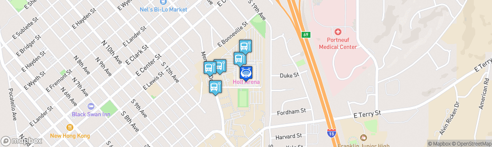 Static Map of Holt Arena