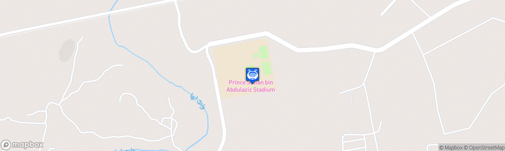 Static Map of Prince Sultan bin Abdul Aziz Stadium