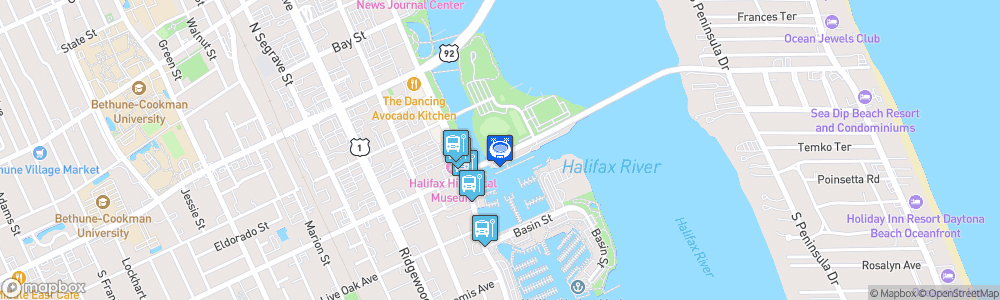 Static Map of Jackie Robinson Ballpark