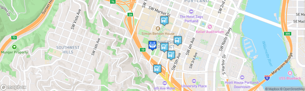 Static Map of Viking Pavilion at the Peter W. Stott Center