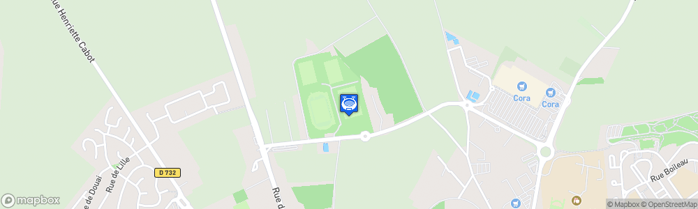 Static Map of Stade Paul Debrésie