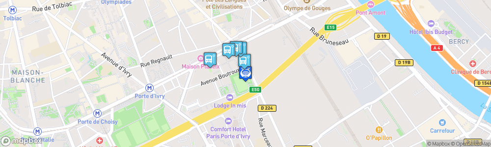 Static Map of Stade Boutroux