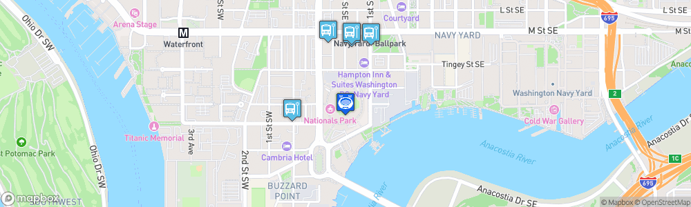 Static Map of Nationals Park