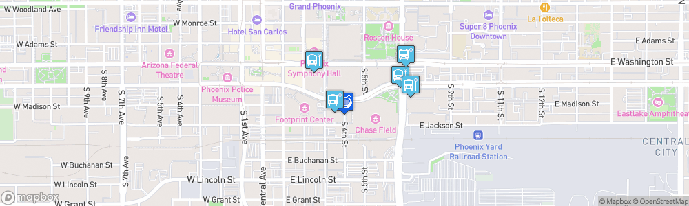 Static Map of Chase Field