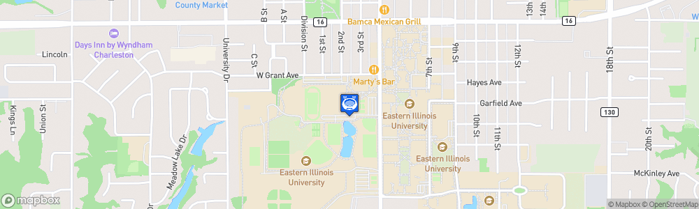 Static Map of Lantz Arena