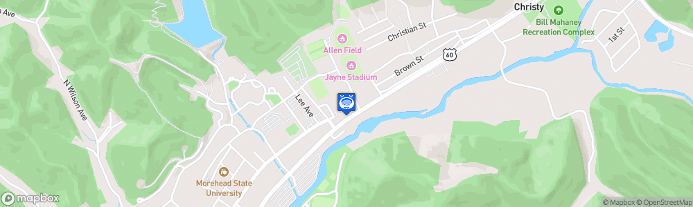 Static Map of Ellis T. Johnson Arena