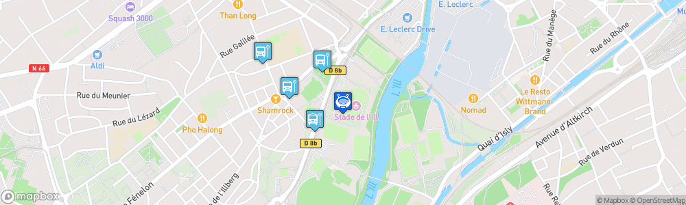 Static Map of Stade de l'Ill