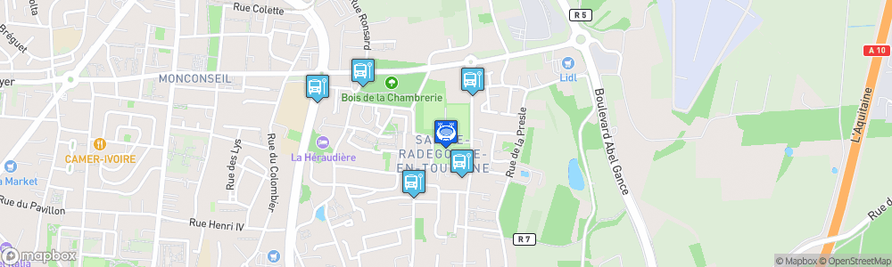 Static Map of Stade de la Chambrerie