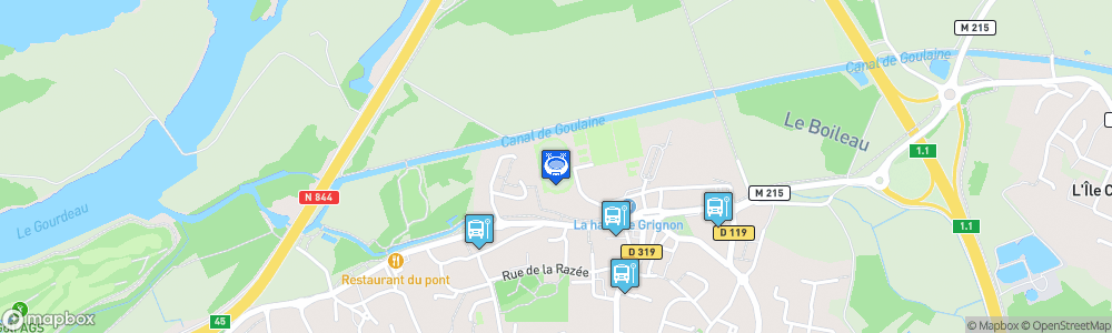 Static Map of Complexe Henri Michel