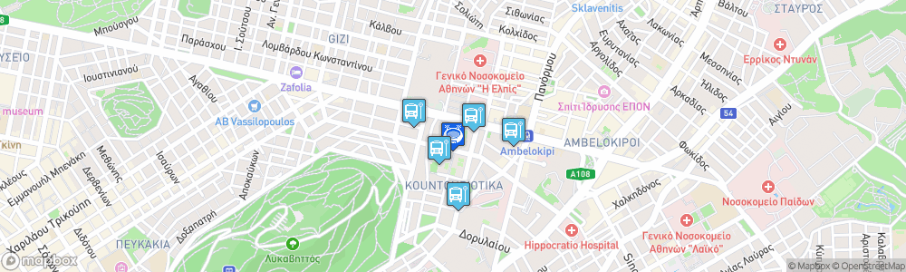 Static Map of Apostolos Nikolaidis Stadium