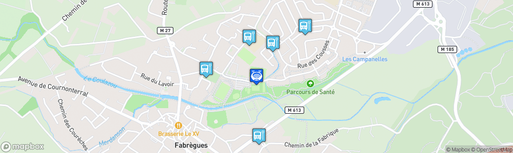 Static Map of Stade Joseph-Jeanton