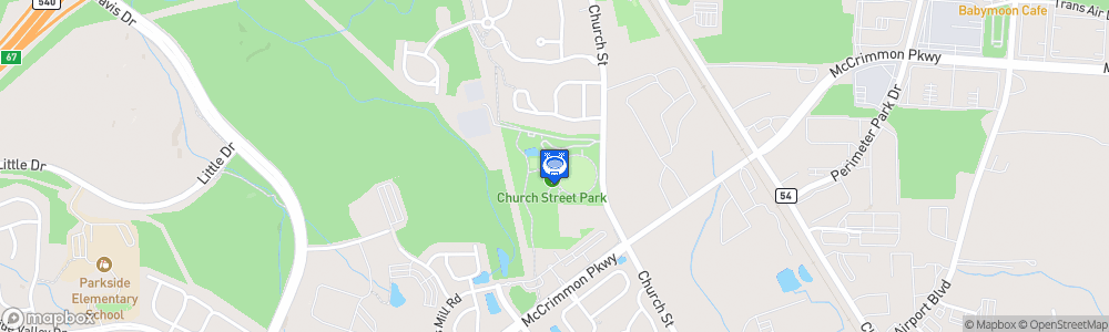 Static Map of Church Street Park Cricket Field