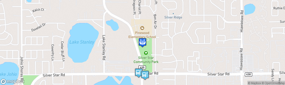 Static Map of Silver Star Recreation Center