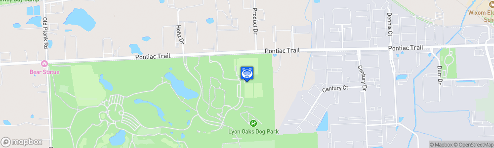 Static Map of Lyon Oaks Park