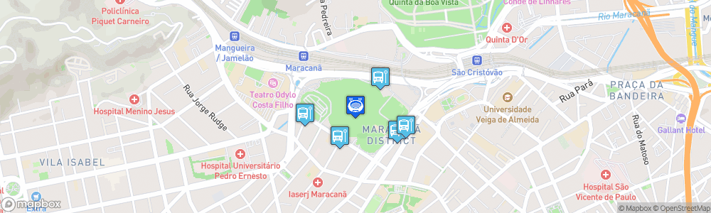 Static Map of Estádio do Maracanã