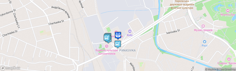 Static Map of Lokomotyv Sports Palace