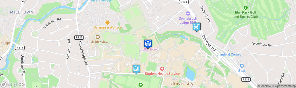 Static Map of UCD Bowl