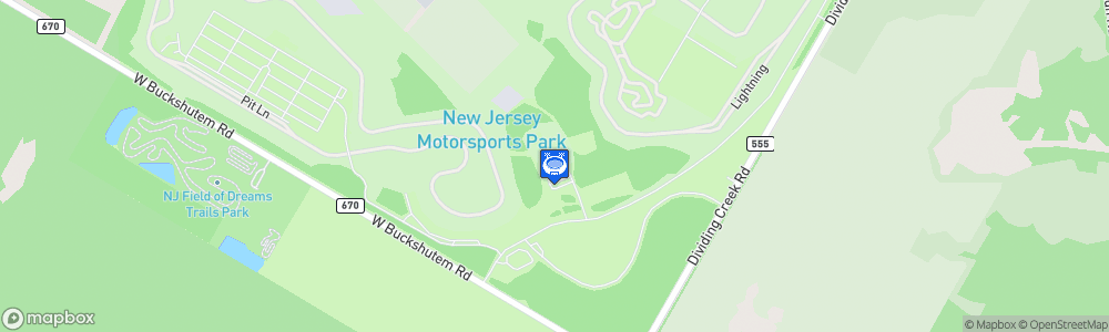 Static Map of New Jersey Motorsports Park