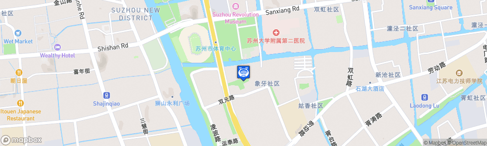 Static Map of Suzhou Sports Center Stadium