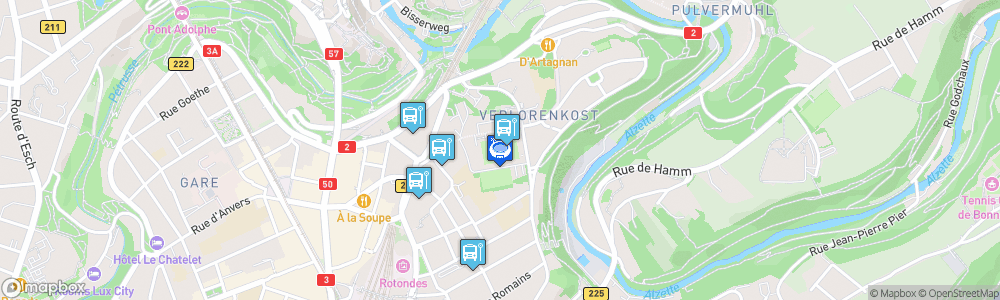 Static Map of Stade Achille-Hammerel