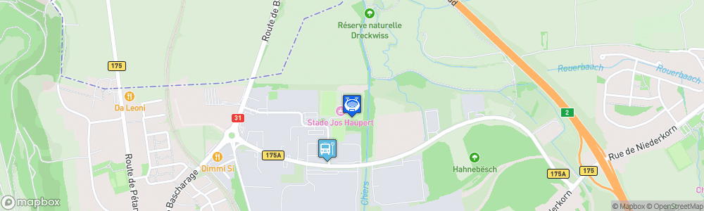 Static Map of Stade Jos-Haupert