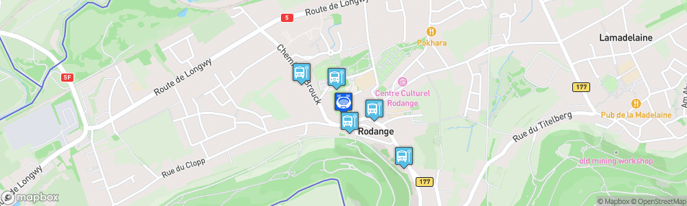 Static Map of Stade Joseph Philippart