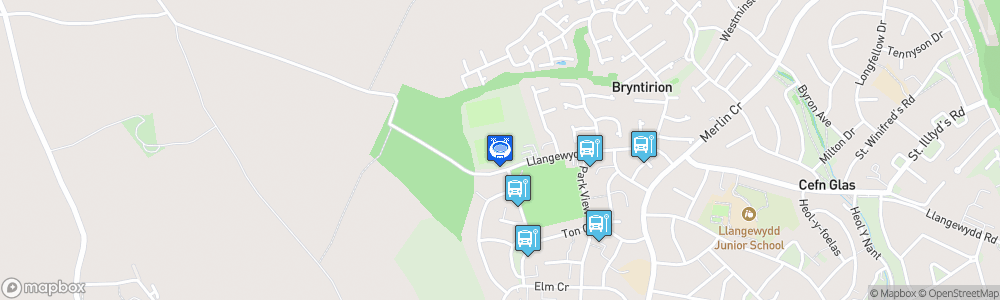 Static Map of Bryntirion Park