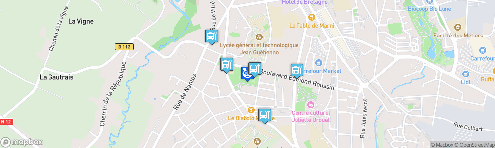 Static Map of Stade Charles Berthelot