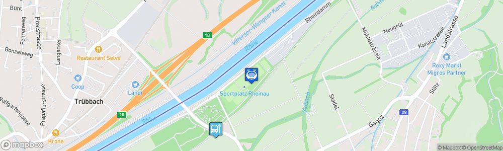 Static Map of Sportplatz Rheinau