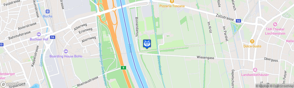 Static Map of Sportplatz Rheinwiese