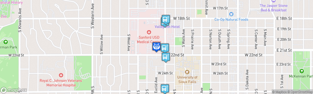 Static Map of Sanford Coyote Sports Center