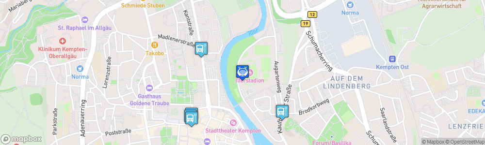 Static Map of Illerstadion Kempten