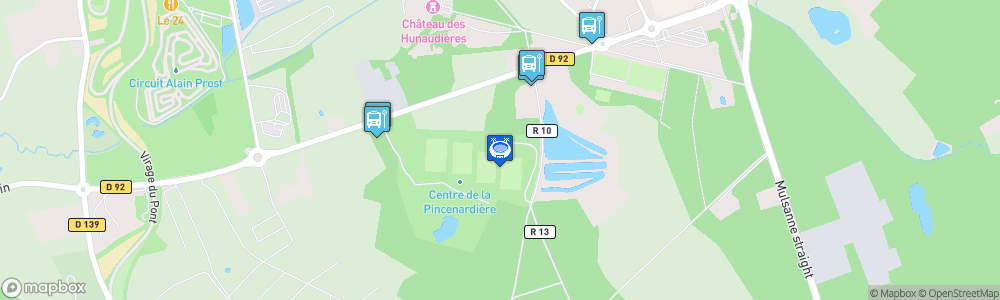 Static Map of Complexe sportif de la Pincenardière