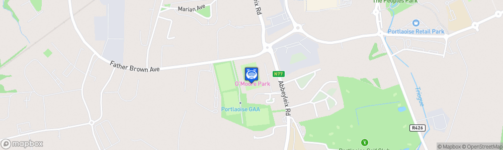 Static Map of Páirc Uí Mhórdha