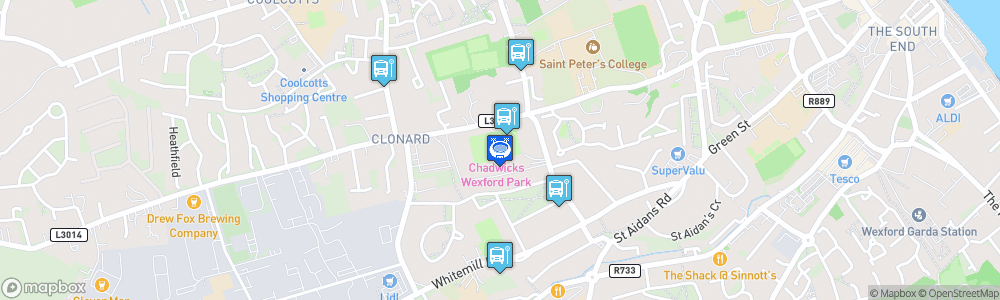 Static Map of Páirc Loch Garman