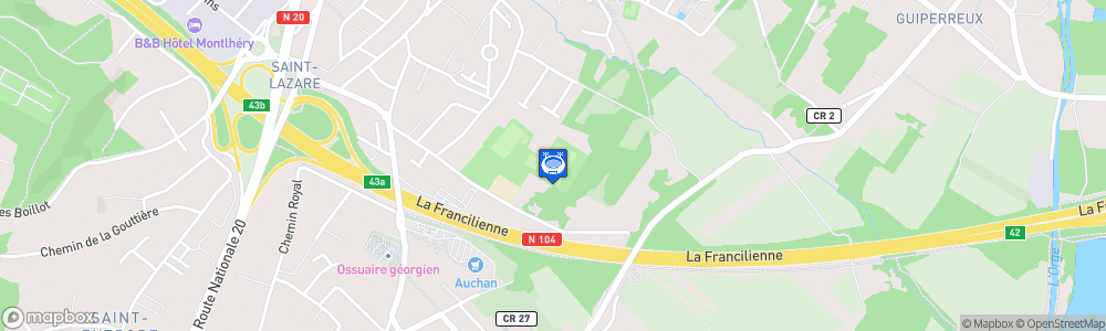 Static Map of Stade Cosom