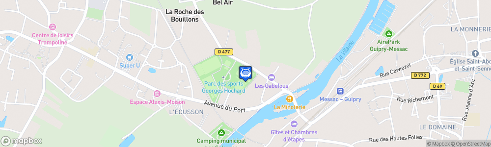 Static Map of Stade Georges Hochard