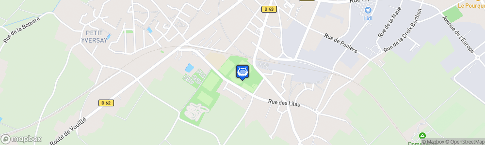 Static Map of Stade René Garnaud