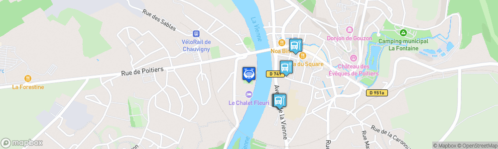 Static Map of Stade Gilbert Arnault