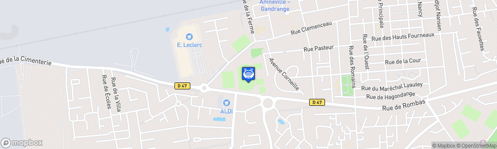 Static Map of Stade André Valentin