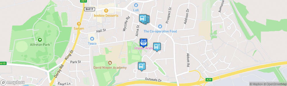 Static Map of North Street Stadium