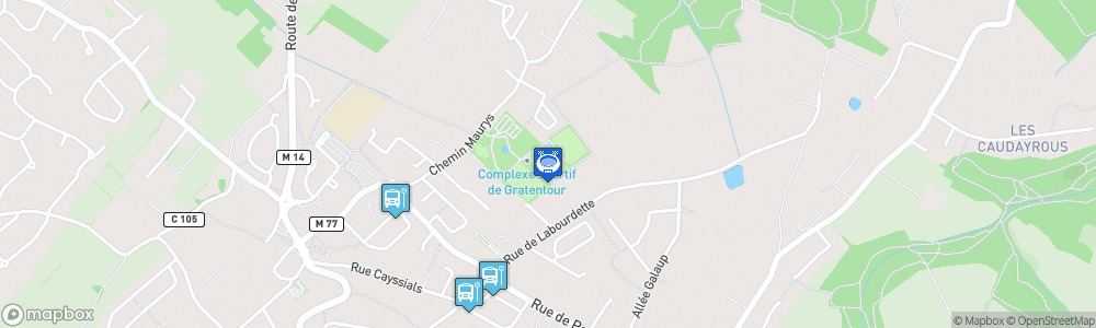 Static Map of Stade du Séquestre